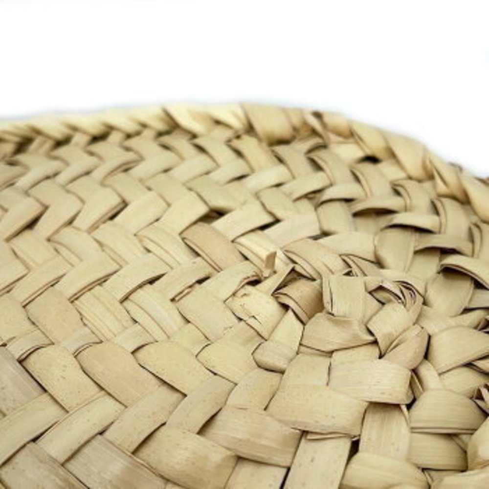 Loewe Shoulder Bag Drawstring Bucket Raffia Leath… - image 7